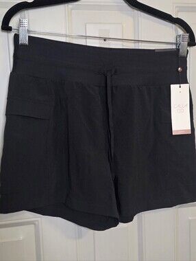 NWT CALIA by Carrie Underwood - Black Cargo Drawstring Women's Shorts